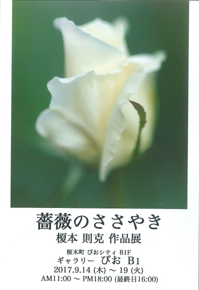 榎本則克作品展『薔薇のささやき』